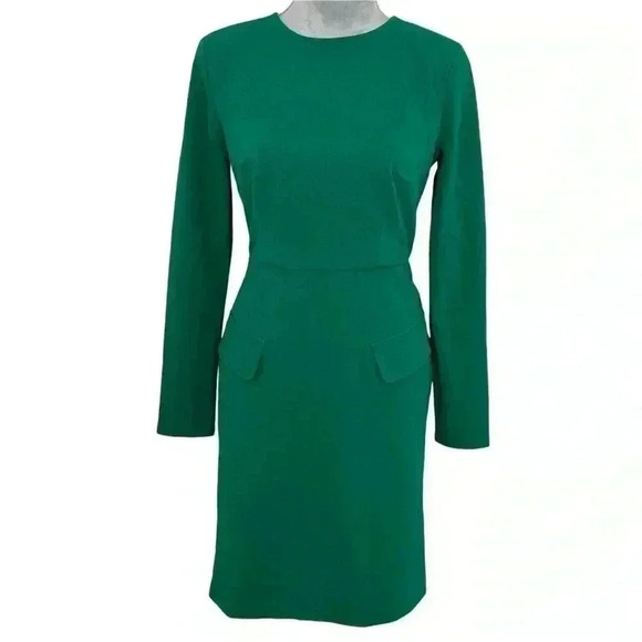 Donna Morgan Dresses & Skirts - Donna Morgan Women’s Long Sleeve Sheath Dress with Flap Pockets at Side Hips